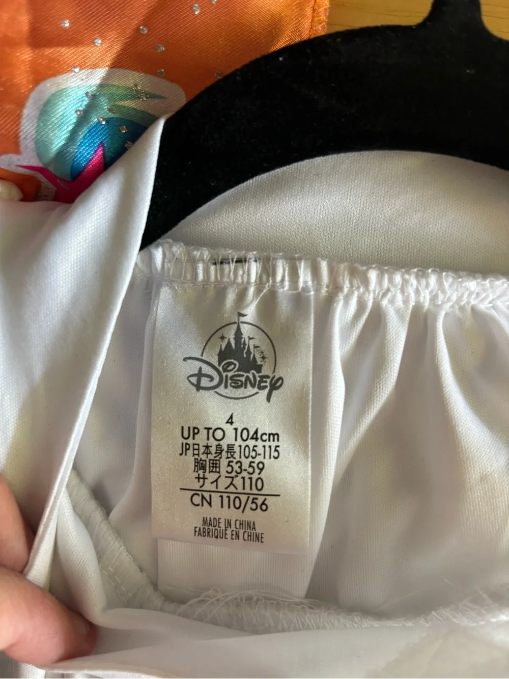 Disney branded garment